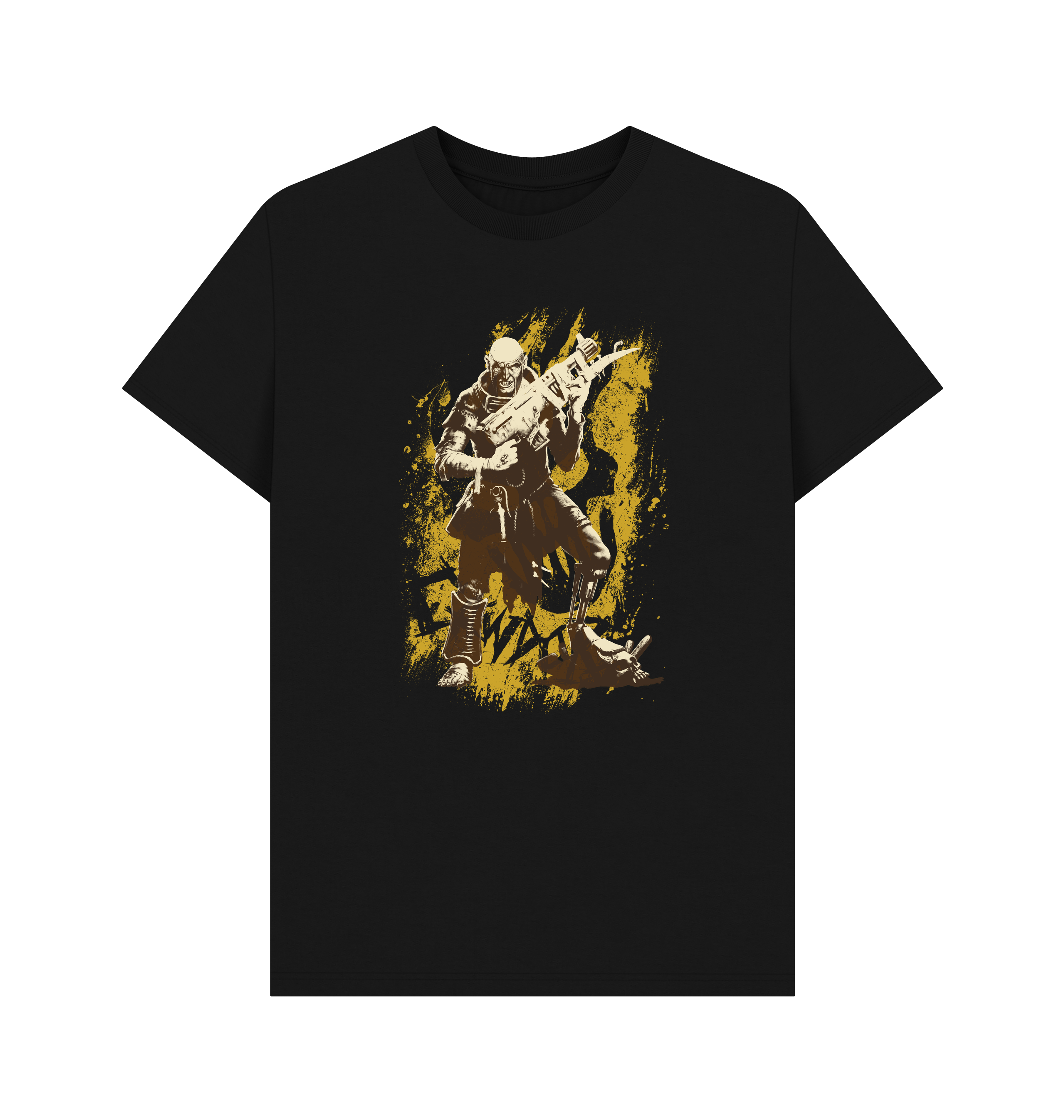 Black Necromunda Cawdor Grunge T Shirt